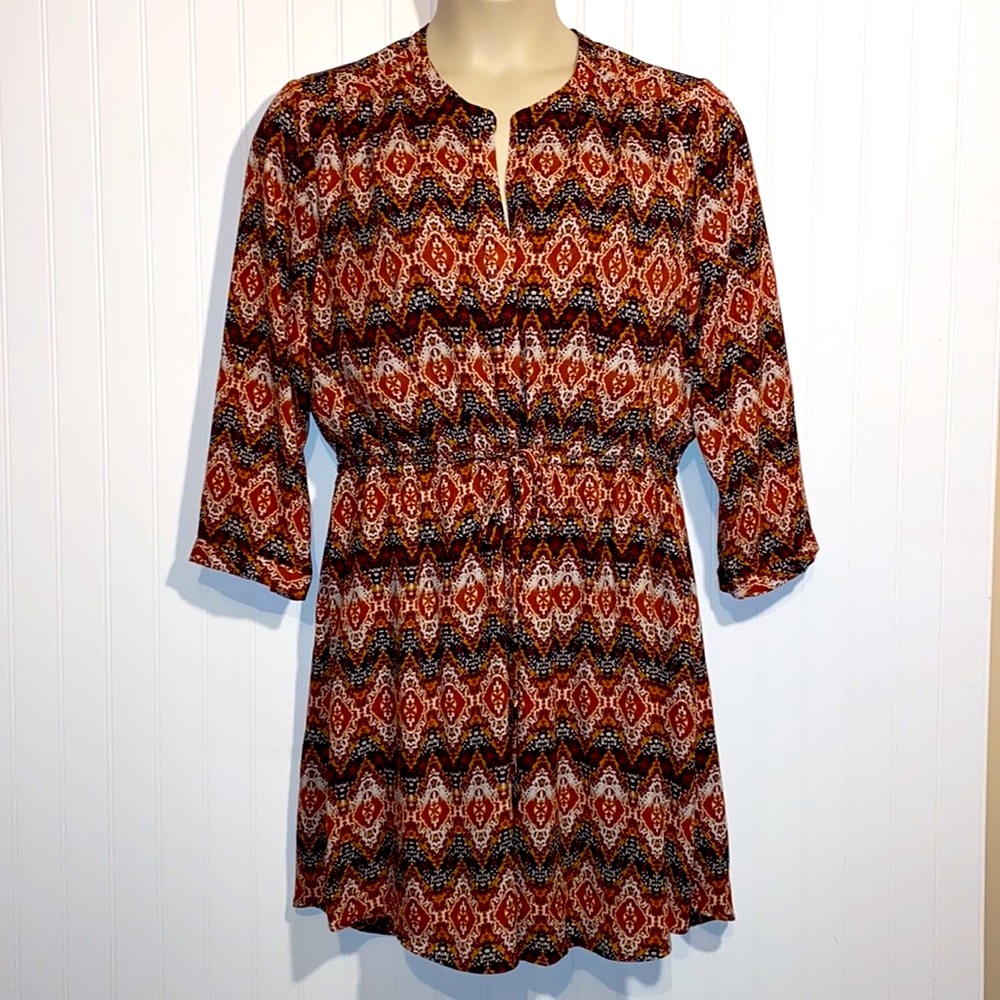 DR2 Women's Multicolor Patterned Dress